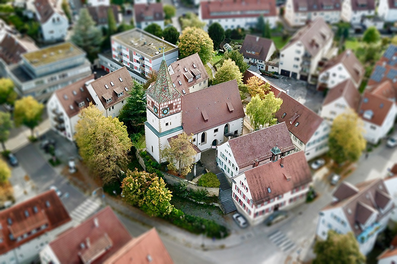 Original-Dachziegel der Oswaldkirche